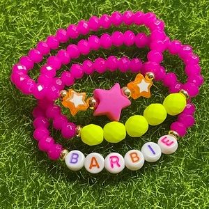New Barbie set of 3 bracelets for little girls